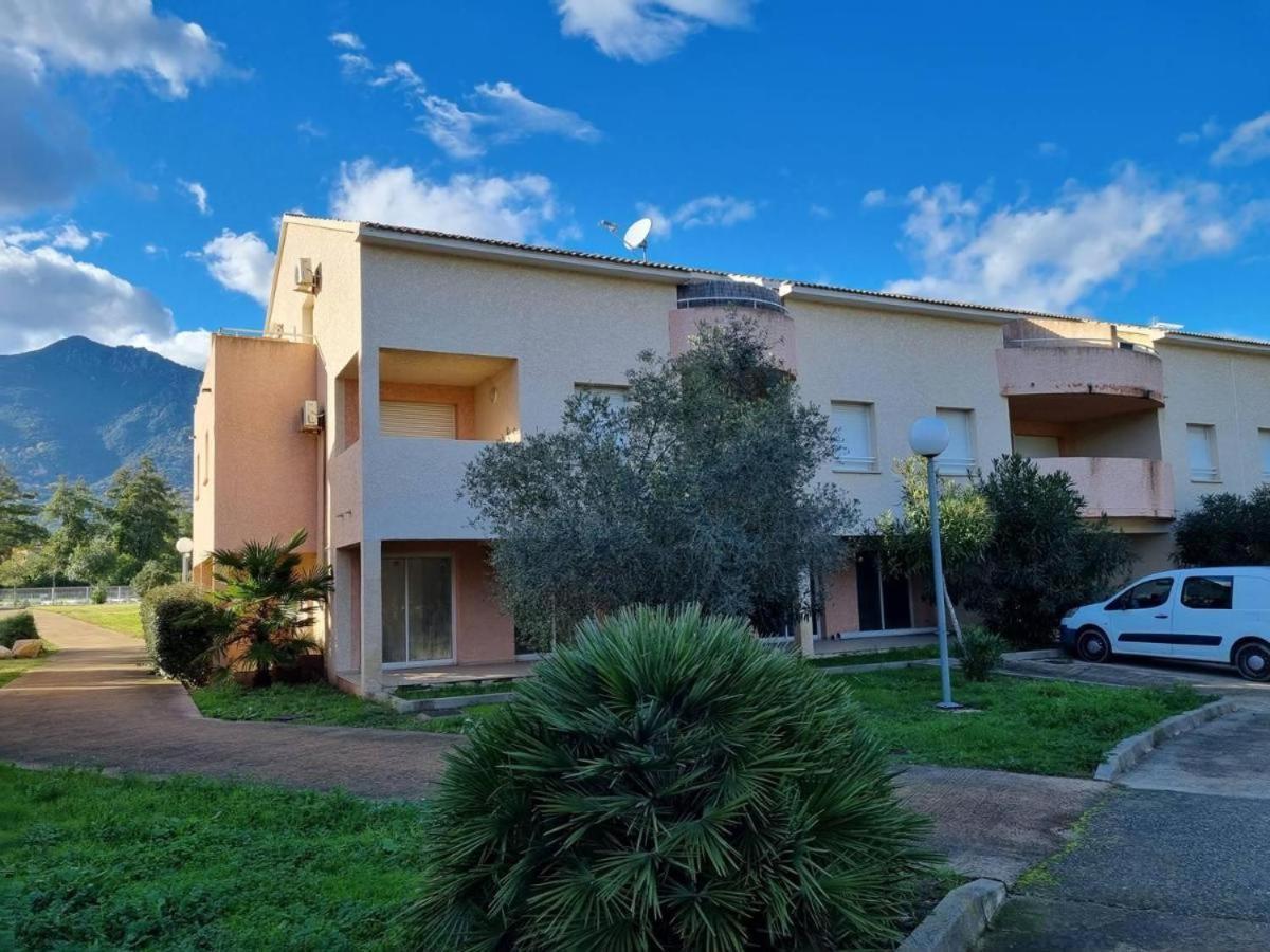 Nouvel Location D'Un Bel Appart T2 Climatise Et Meuble Au Rdch Avec Piscine Dans Residence Les Melody Santa-Maria-Poggio  Eksteriør billede